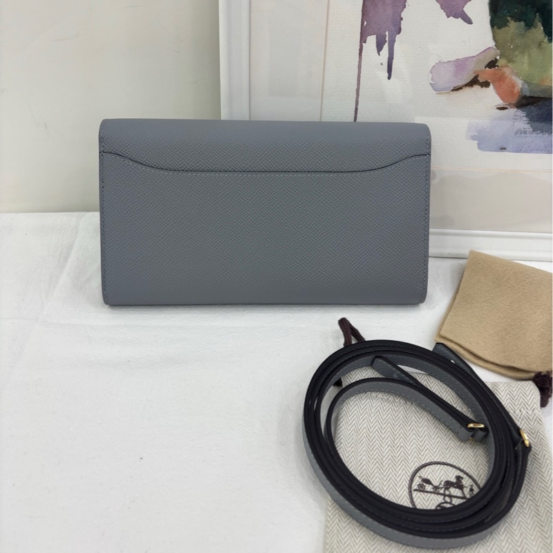 Hermes 愛馬仕 constance togo 康康togo 木偶灰金扣 Gris pantin ghw epsom皮 K刻 全新-2