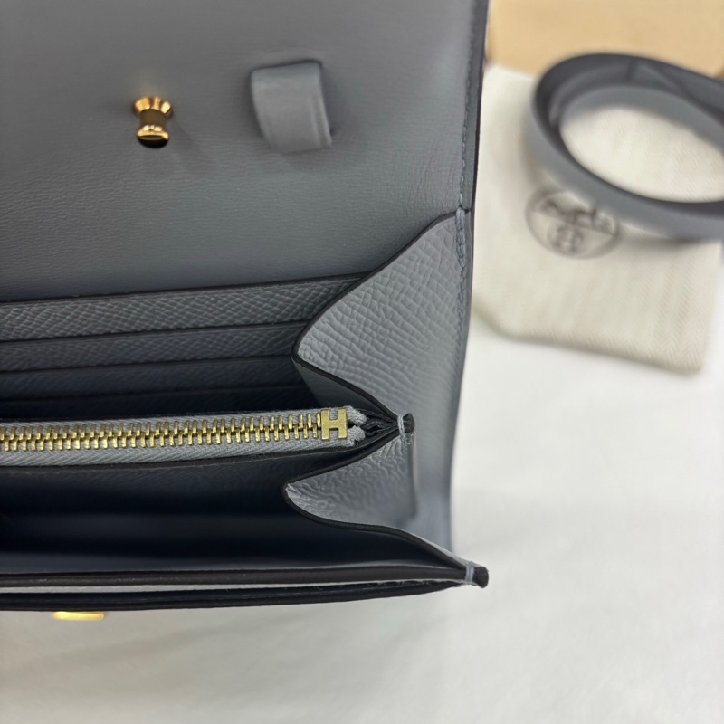 Hermes 愛馬仕 constance togo 康康togo 木偶灰金扣 Gris pantin ghw epsom皮 K刻 全新-7