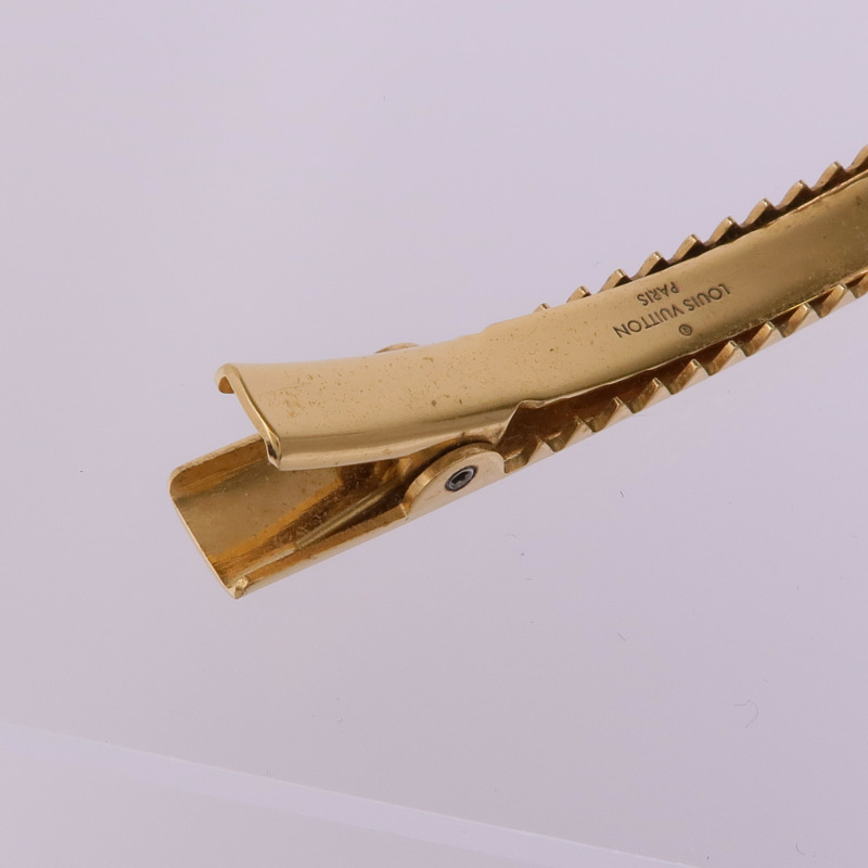 LOUIS VUITTON 金屬Nanogram Hair Clip髮夾-7