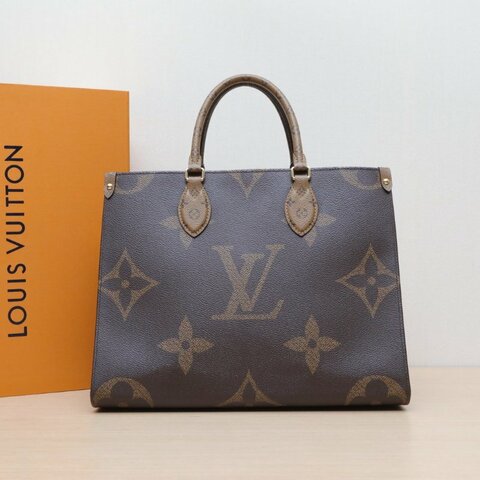 LOUIS VUITTON Onthego中號35老花PVC晶片肩背包