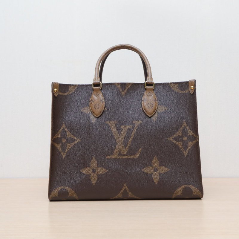LOUIS VUITTON Onthego中號35老花PVC晶片肩背包-1