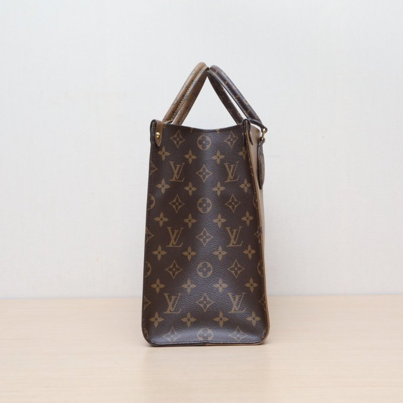LOUIS VUITTON Onthego中號35老花PVC晶片肩背包-2