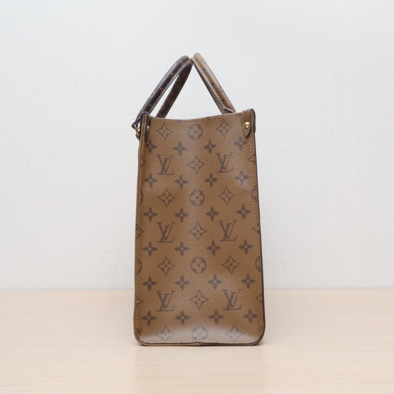 LOUIS VUITTON Onthego中號35老花PVC晶片肩背包-3