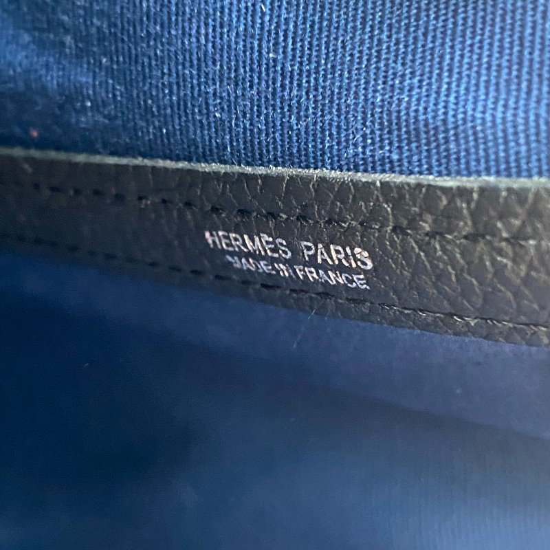 △ Hermes 愛馬仕 Garden party 30 Navy, Black Canvas Negonda Calfskin Tote Bag Stamp X Garden party 30 深藍色, 黑色帆布小牛皮托特袋X刻 -257022042-13