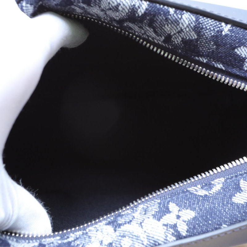 LOUIS VUITTON SoftTrunk軟盒子包大號25牛仔藍帆布晶片牛仔迷彩2020肩背包-2