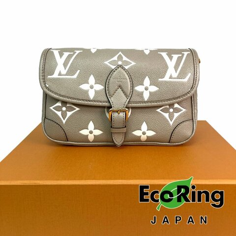△ Louis Vuitton 路易威登 Beige Calfskin Monogram Diane 2Way Bag M46583 淺褐色小牛皮經典花紋兩用袋 - 257020574