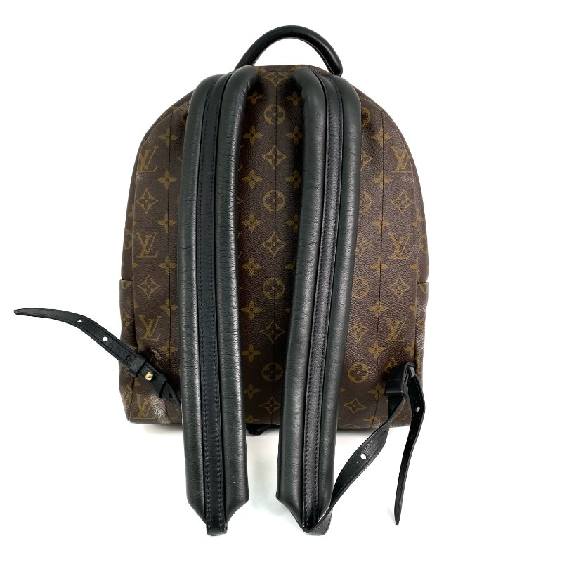 △ Louis Vuitton 路易威登 Palm Springs Brown Coated Canvas Monogram Backpack M41561 啡色塗層帆布經典花紋背包 M41561 -257021913-1