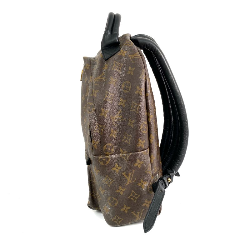 △ Louis Vuitton 路易威登 Palm Springs Brown Coated Canvas Monogram Backpack M41561 啡色塗層帆布經典花紋背包 M41561 -257021913-2