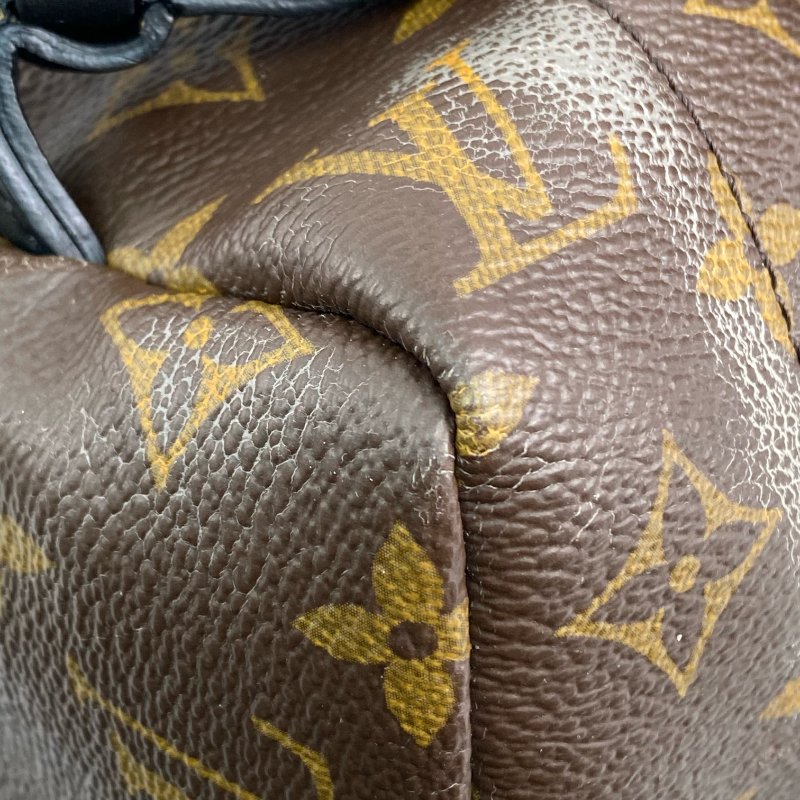 △ Louis Vuitton 路易威登 Palm Springs Brown Coated Canvas Monogram Backpack M41561 啡色塗層帆布經典花紋背包 M41561 -257021913-10
