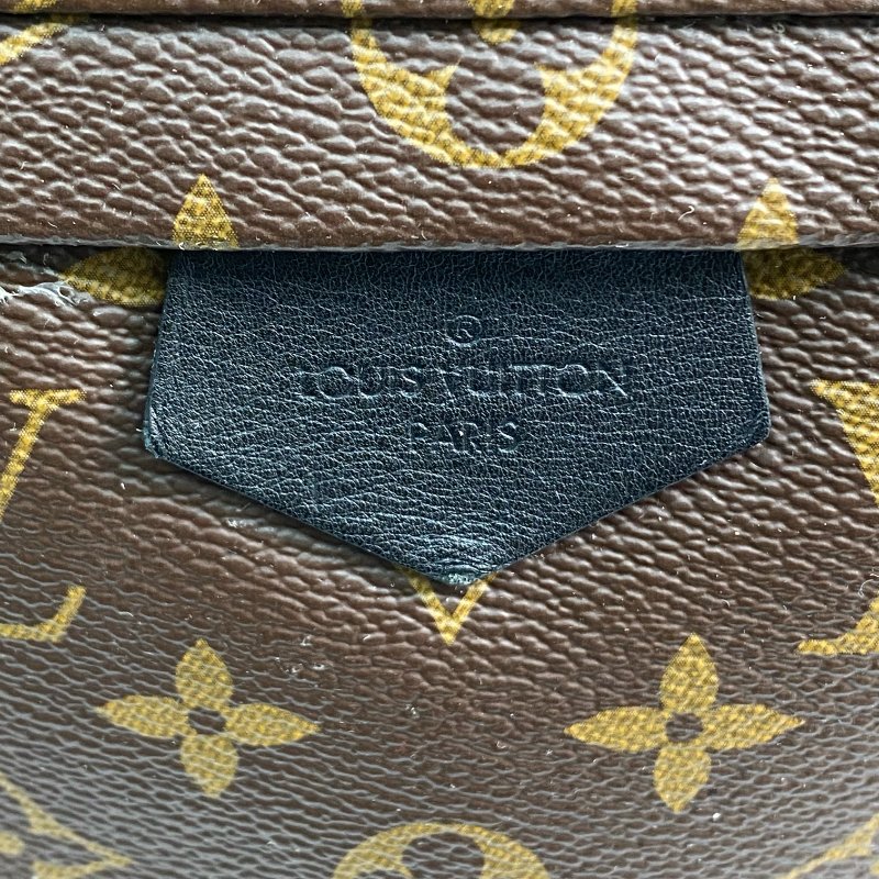 △ Louis Vuitton 路易威登 Palm Springs Brown Coated Canvas Monogram Backpack M41561 啡色塗層帆布經典花紋背包 M41561 -257021913-14