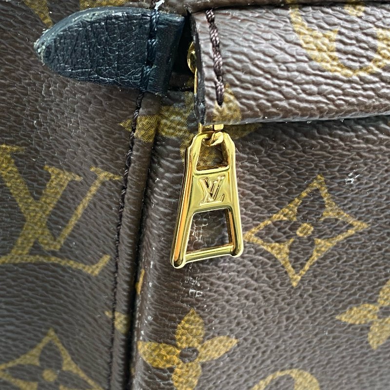 △ Louis Vuitton 路易威登 Palm Springs Brown Coated Canvas Monogram Backpack M41561 啡色塗層帆布經典花紋背包 M41561 -257021913-15