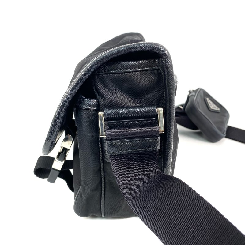 △ Prada 普拉達 Black Re-Nylon Shoulder Bag 2VD034 黑色再生尼龍肩背袋 2VD034 -257021824-3