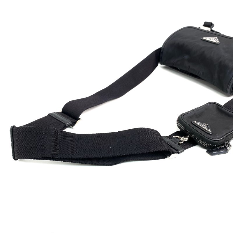 △ Prada 普拉達 Black Re-Nylon Shoulder Bag 2VD034 黑色再生尼龍肩背袋 2VD034 -257021824-7