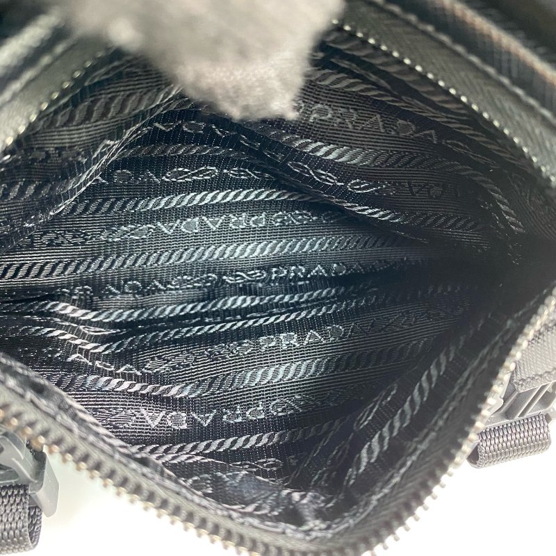 △ Prada 普拉達 Black Re-Nylon Shoulder Bag 2VD034 黑色再生尼龍肩背袋 2VD034 -257021824-17