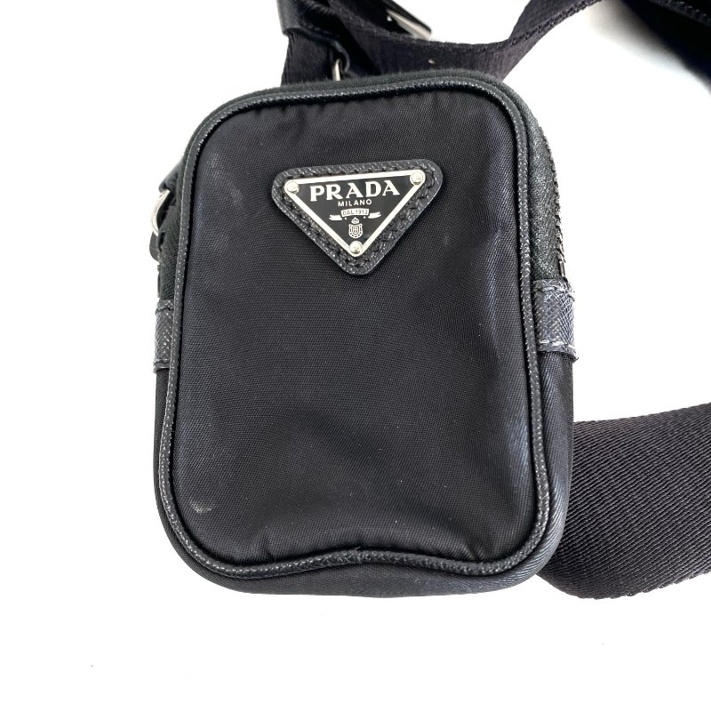 △ Prada 普拉達 Black Re-Nylon Shoulder Bag 2VD034 黑色再生尼龍肩背袋 2VD034 -257021824-18