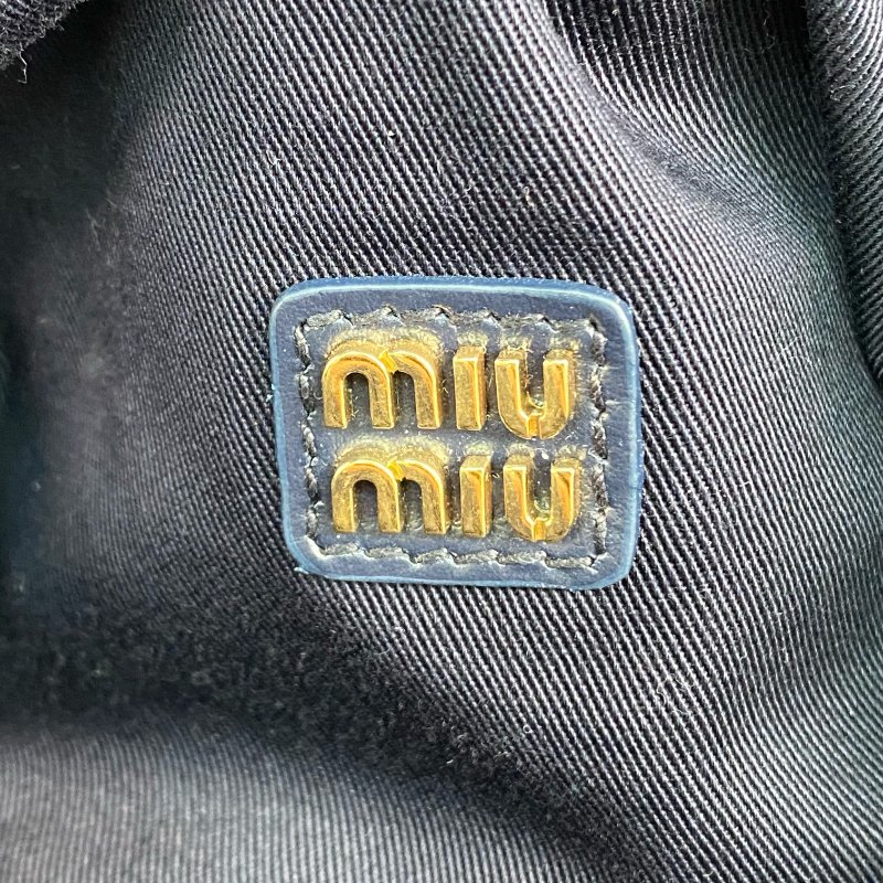 △Miu Miu繆繆 Beige, Navy Crochet Tote Bag 米色, 深藍色鉤針編織托特袋 -257021528-15