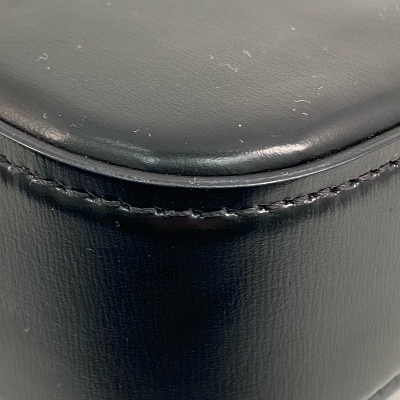 △ Celine 思琳 Black Calfskin Triomphe Shoulder Bag 黑色小牛皮肩背袋 -257021930-10