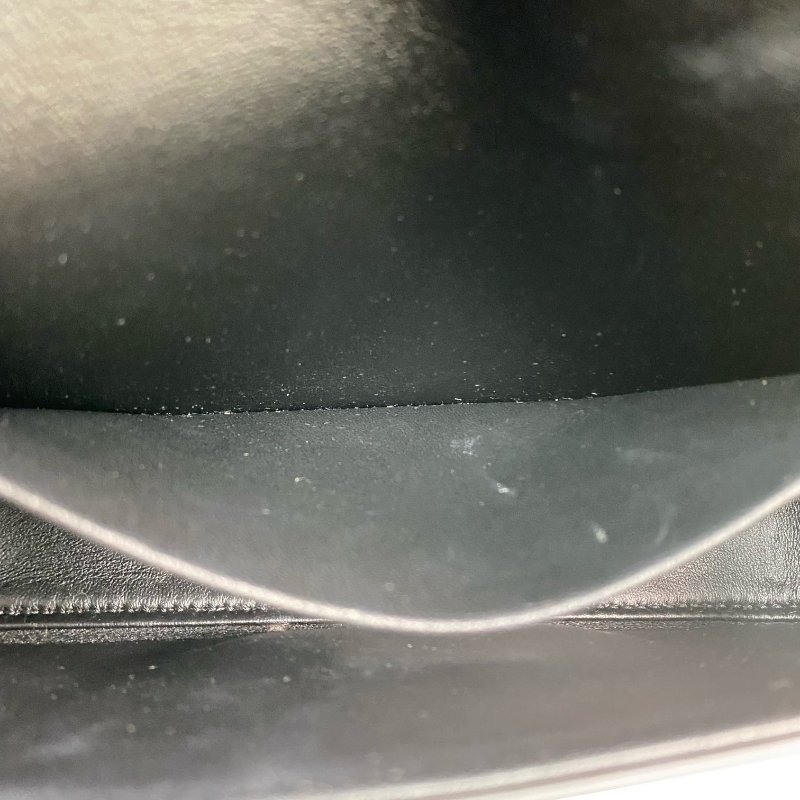 △ Celine 思琳 Black Calfskin Triomphe Shoulder Bag 黑色小牛皮肩背袋 -257021930-14