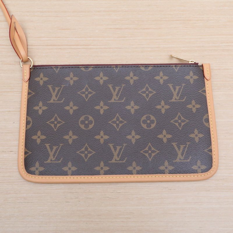 LOUIS VUITTON CARRYALL中號39配子袋老花PVC金扣晶片肩背包-2