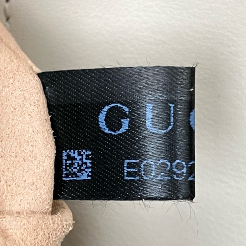 ☆ Gucci 古馳 White Calfskin GG Marmont Chain Shoulder Bag 白色小牛皮鏈條肩背袋 - 257022122-22