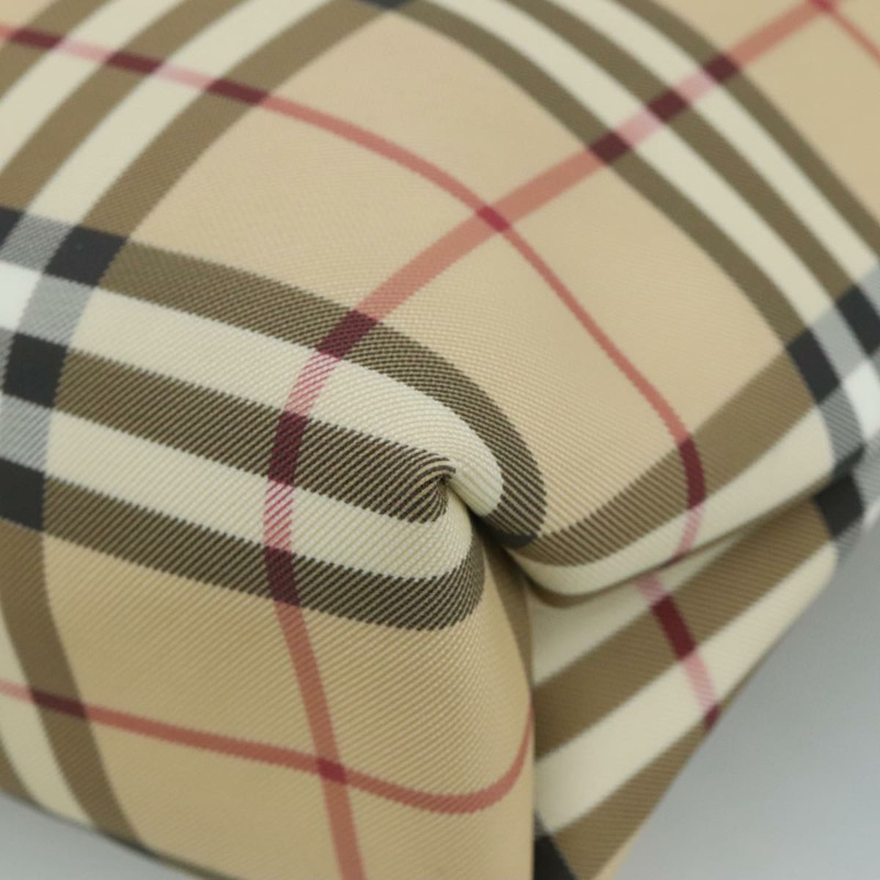 【日本直送】BURBERRY Nova 格紋手提包 PVC 米色 正品 111433-14