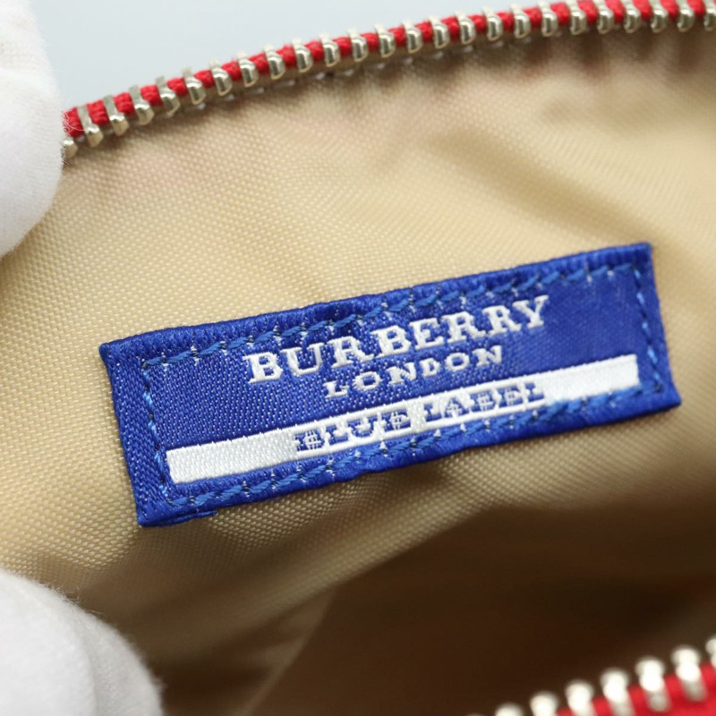 【日本直送】BURBERRY 藍標 Nova 格紋手提包 帆布 米色 正品 111434-10