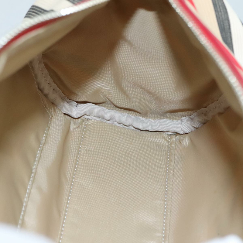 【日本直送】BURBERRY 藍標 Nova 格紋手提包 帆布 米色 正品 111434-17