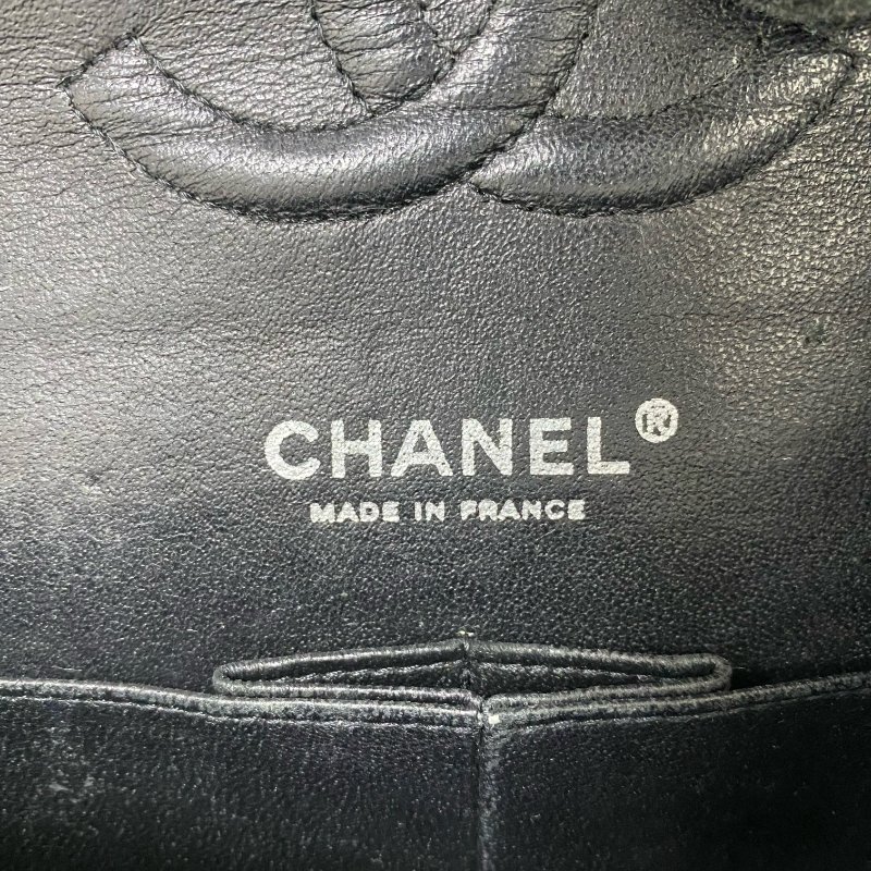 △ Chanel 香奈兒 CF25 Black Patent Leather Silver Tone Metal Double Flap Chain Shoulder Bag No.13 A01112 黑色漆皮銀色金屬鏈條肩背袋 No.13 A01112 -257022152-16