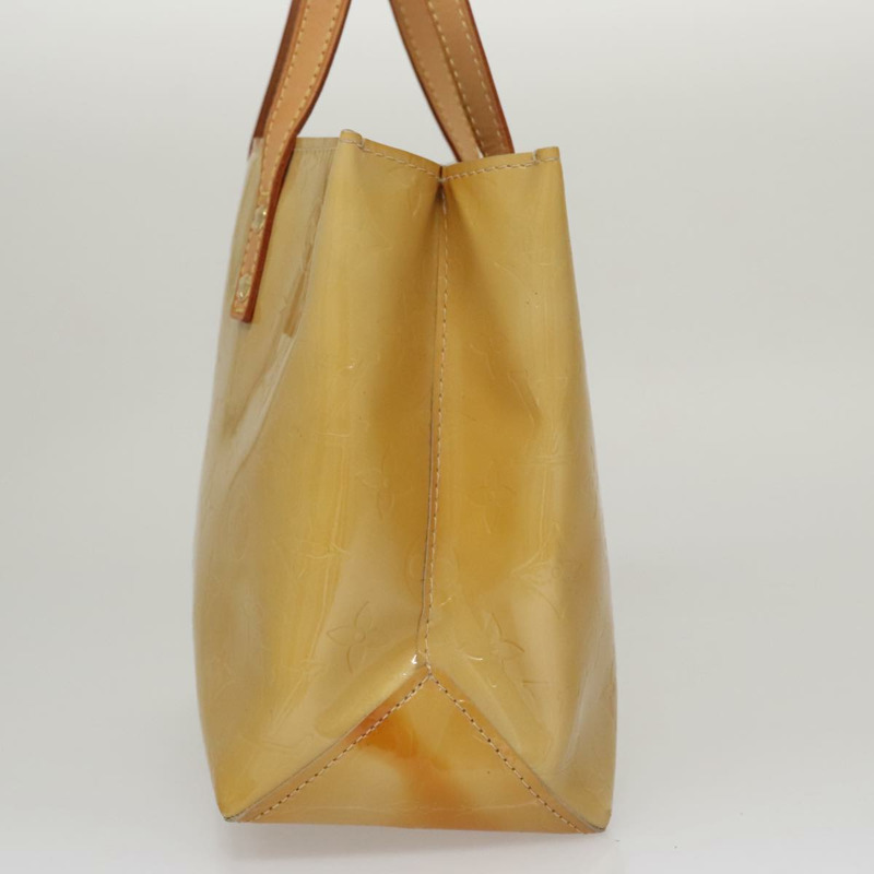 【日本直送】路易威登 Monogram Vernis Reade PM 手提包 米色 M91334 LV 正品 111703-2