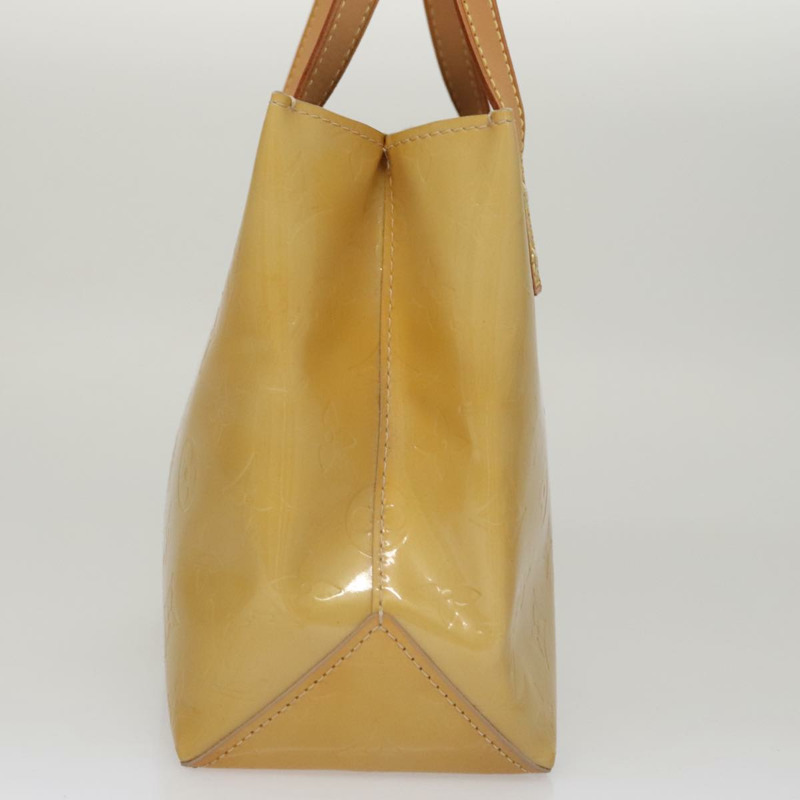 【日本直送】路易威登 Monogram Vernis Reade PM 手提包 米色 M91334 LV 正品 111703-3