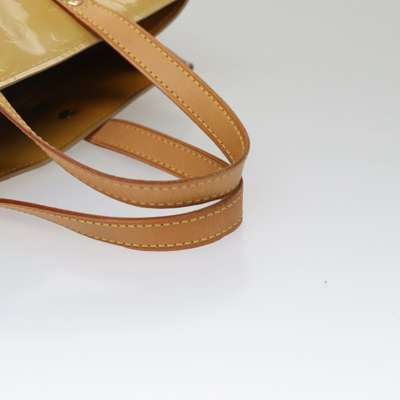 【日本直送】路易威登 Monogram Vernis Reade PM 手提包 米色 M91334 LV 正品 111703-6