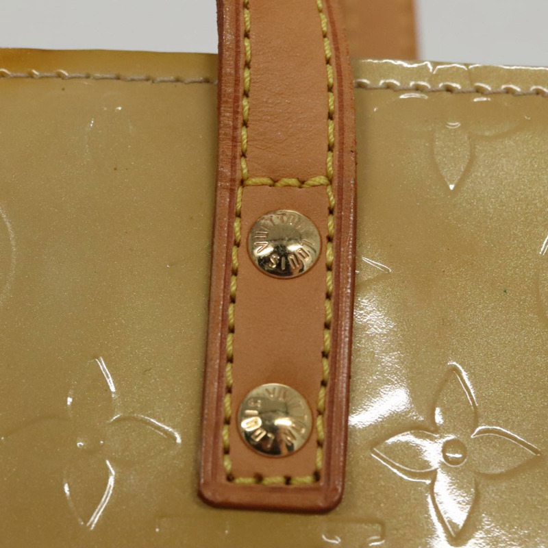【日本直送】路易威登 Monogram Vernis Reade PM 手提包 米色 M91334 LV 正品 111703-9