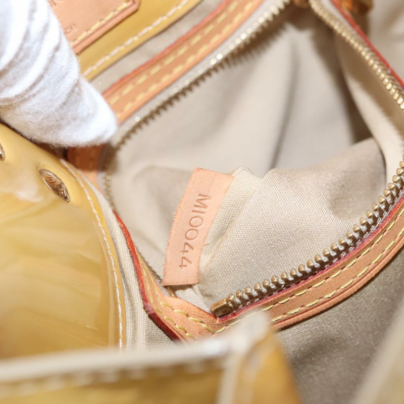 【日本直送】路易威登 Monogram Vernis Reade PM 手提包 米色 M91334 LV 正品 111703-11