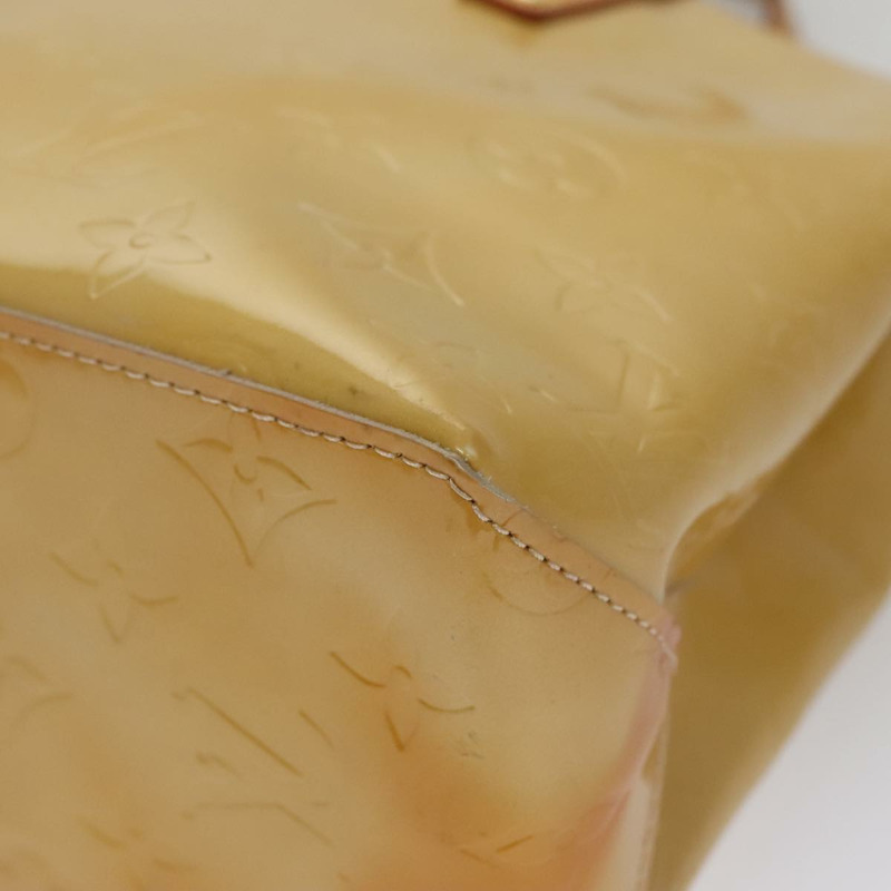 【日本直送】路易威登 Monogram Vernis Reade PM 手提包 米色 M91334 LV 正品 111703-15