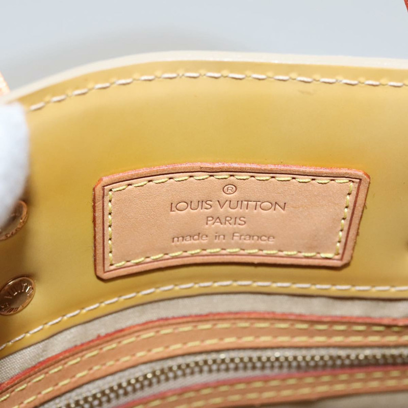 【日本直送】路易威登 Monogram Vernis Reade PM 手提包 米色 M91334 LV 正品 111703-16