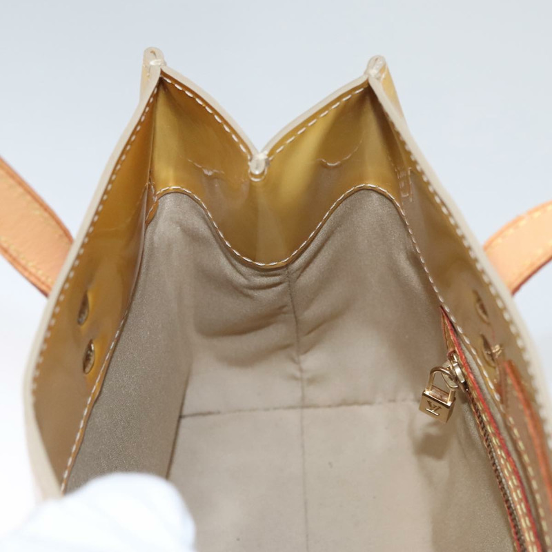 【日本直送】路易威登 Monogram Vernis Reade PM 手提包 米色 M91334 LV 正品 111703-18