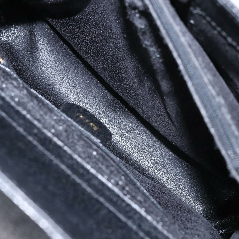 【日本直送】GUCCI 竹節手提包 皮革 黑色 金色 正品 ep10488-10