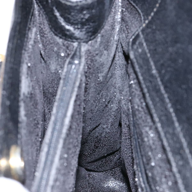 【日本直送】GUCCI 竹節手提包 皮革 黑色 金色 正品 ep10488-18