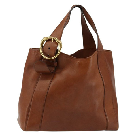 GUCCI 手提包 皮革 金棕色 296877 正品 145208