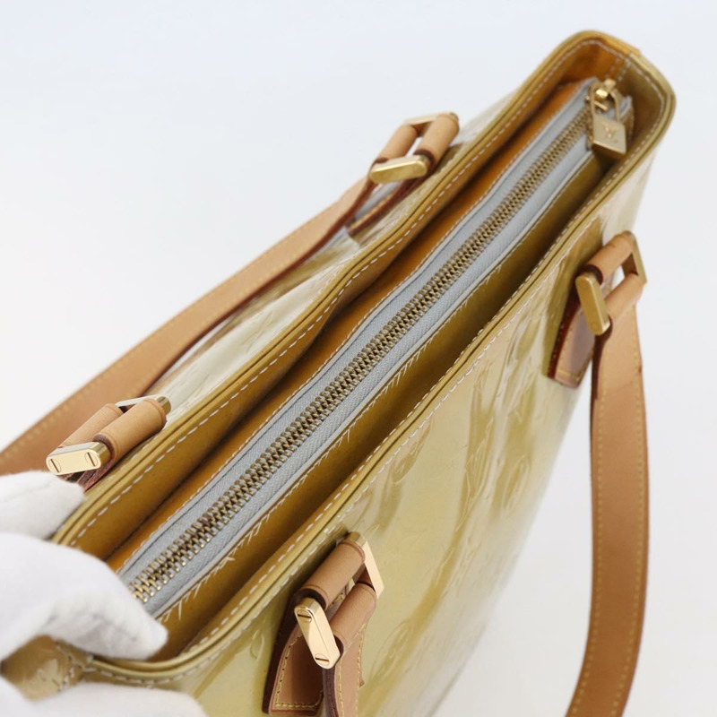 【日本直送】路易威登 Monogram Vernis Houston 手提包 灰色 M91053 LV 正品 146208-5