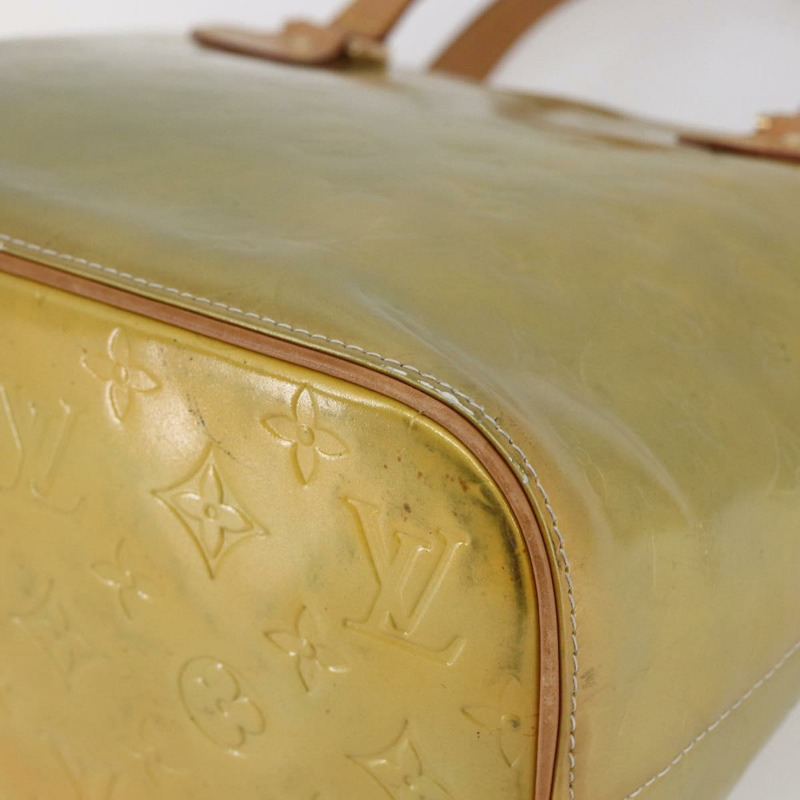 【日本直送】路易威登 Monogram Vernis Houston 手提包 灰色 M91053 LV 正品 146208-8