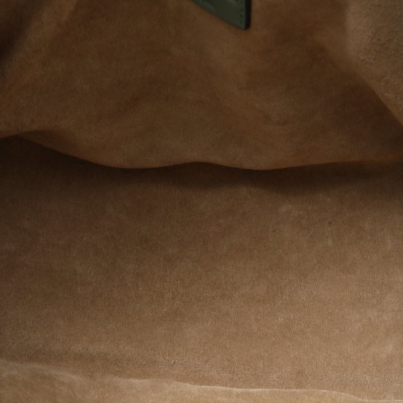 LOEWE FlamencoClutch扭結抽繩福袋包手拿單肩斜挎包中號30綠色牛皮肩背包-2