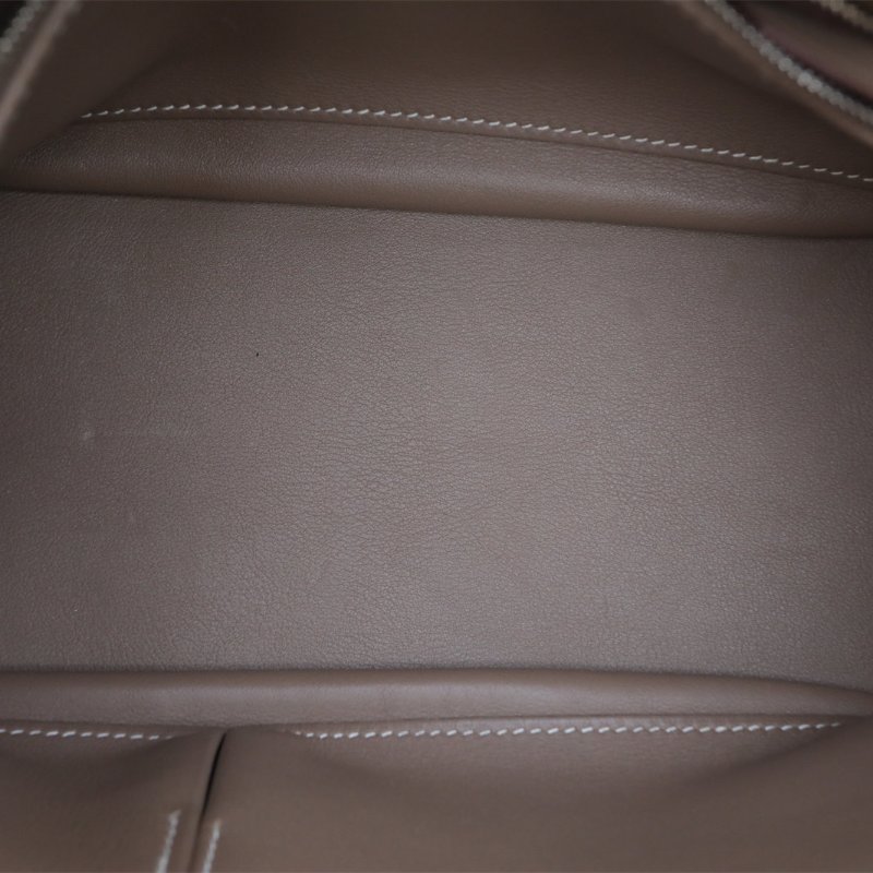 HERMES 吉普賽Jypsiere2818大象灰Swift皮框N銀扣肩背包-2