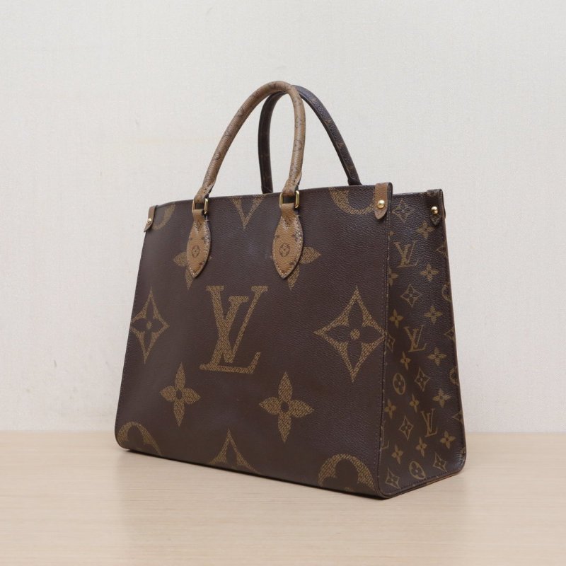 LOUIS VUITTON Onthego中號35老花PVC晶片肩背包-4