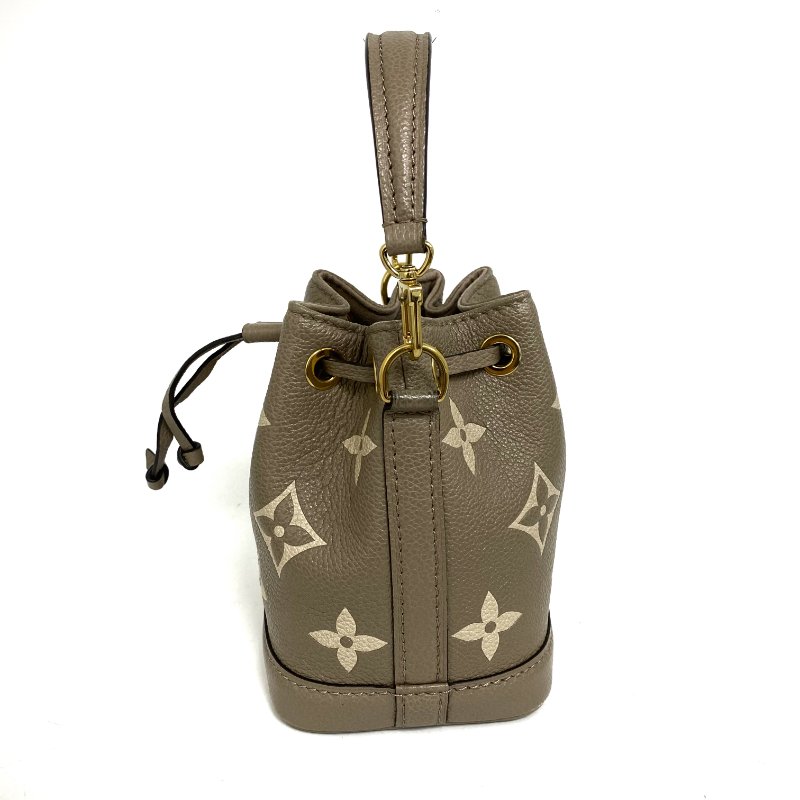 △ Louis Vuitton 路易威登 Nano Noé Beige Calfskin Monogram 2Way Bag M46291 淺褐色小牛皮經典花紋兩用袋 M46291 -257021920-4