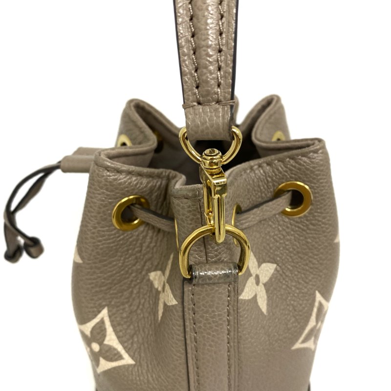 △ Louis Vuitton 路易威登 Nano Noé Beige Calfskin Monogram 2Way Bag M46291 淺褐色小牛皮經典花紋兩用袋 M46291 -257021920-6