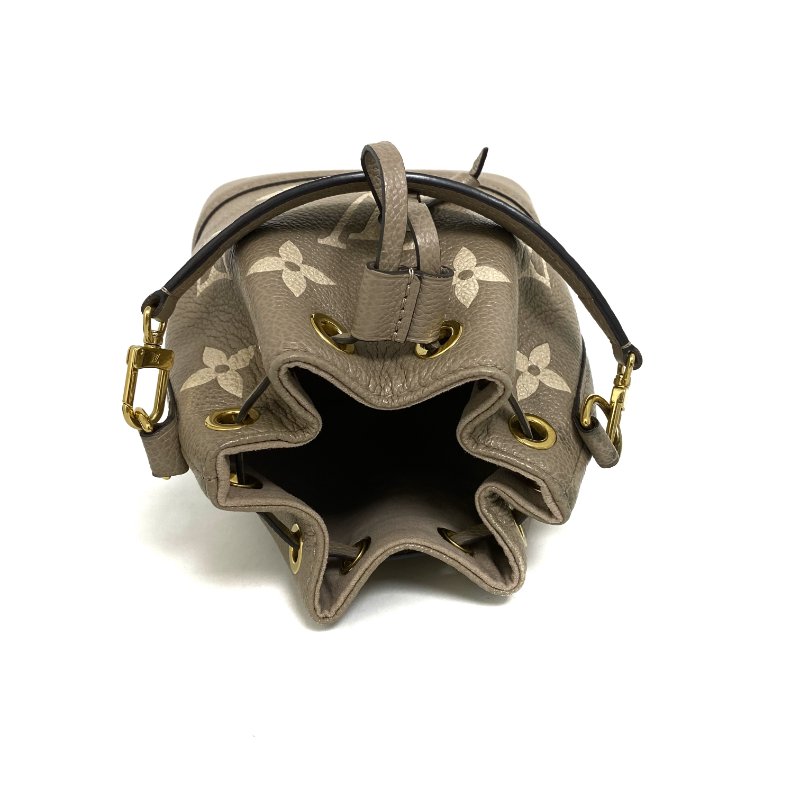 △ Louis Vuitton 路易威登 Nano Noé Beige Calfskin Monogram 2Way Bag M46291 淺褐色小牛皮經典花紋兩用袋 M46291 -257021920-8