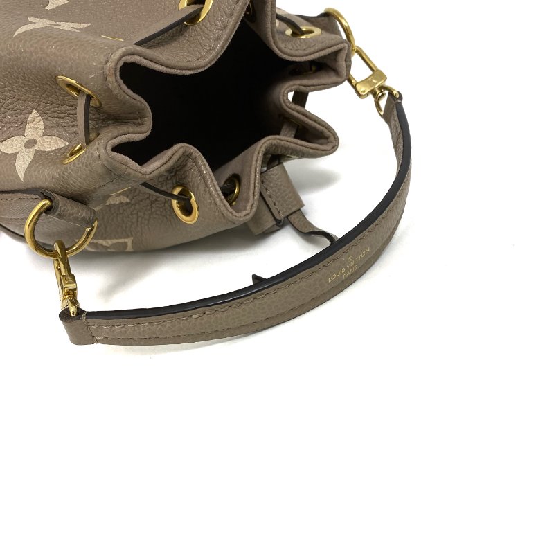 △ Louis Vuitton 路易威登 Nano Noé Beige Calfskin Monogram 2Way Bag M46291 淺褐色小牛皮經典花紋兩用袋 M46291 -257021920-15
