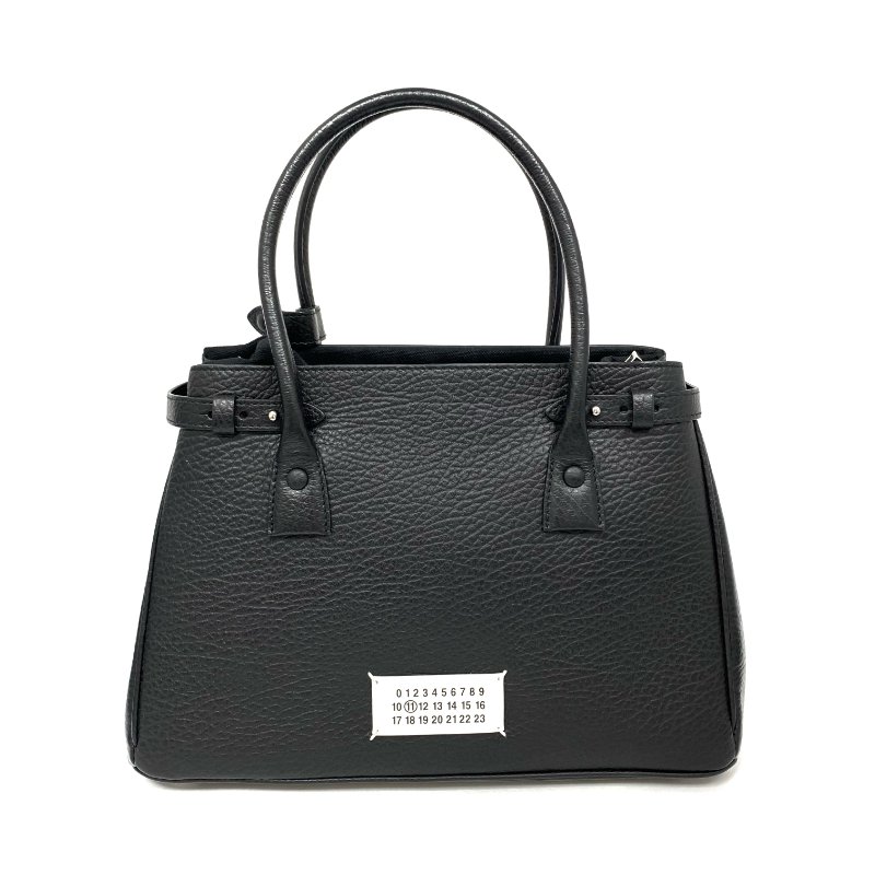 ☆ Maison Margiela MM6 Black Calfskin 5AC 2Way Bag 黑色小牛皮兩用袋 - 257021779-1