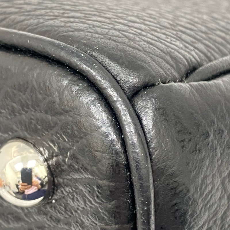 ☆ Maison Margiela MM6 Black Calfskin 5AC 2Way Bag 黑色小牛皮兩用袋 - 257021779-9